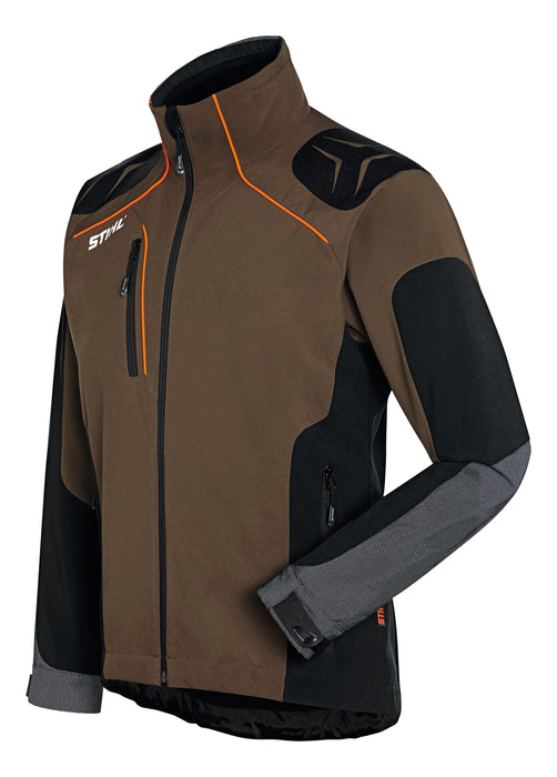 Stihl ADVANCE X-SHELL jacket - Peat / Black