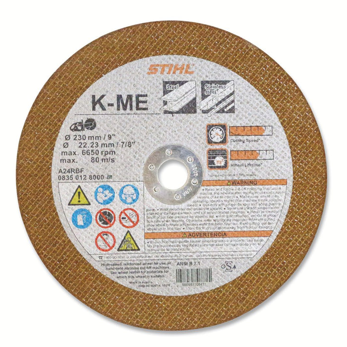 Stihl K-ME abrasive cutting wheel - Steel - 9"